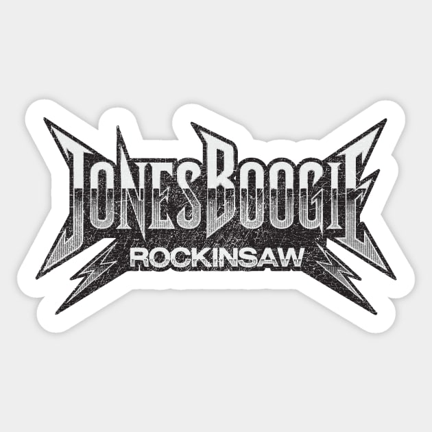 Jonesboogie, Rockinsaw Sticker by rt-shirts